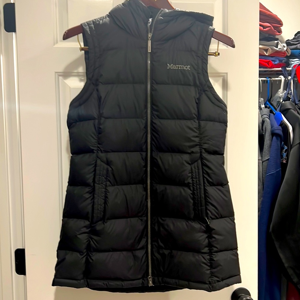 Marmot long puffer vest